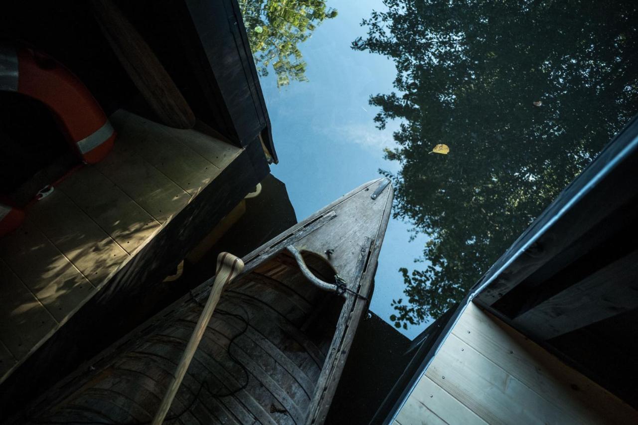 Ecolodge Le Bruit De L'Eau Saint-Quentin-en-Tourmont Buitenkant foto